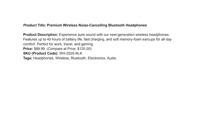 bulk upload products via CSV to shopify store